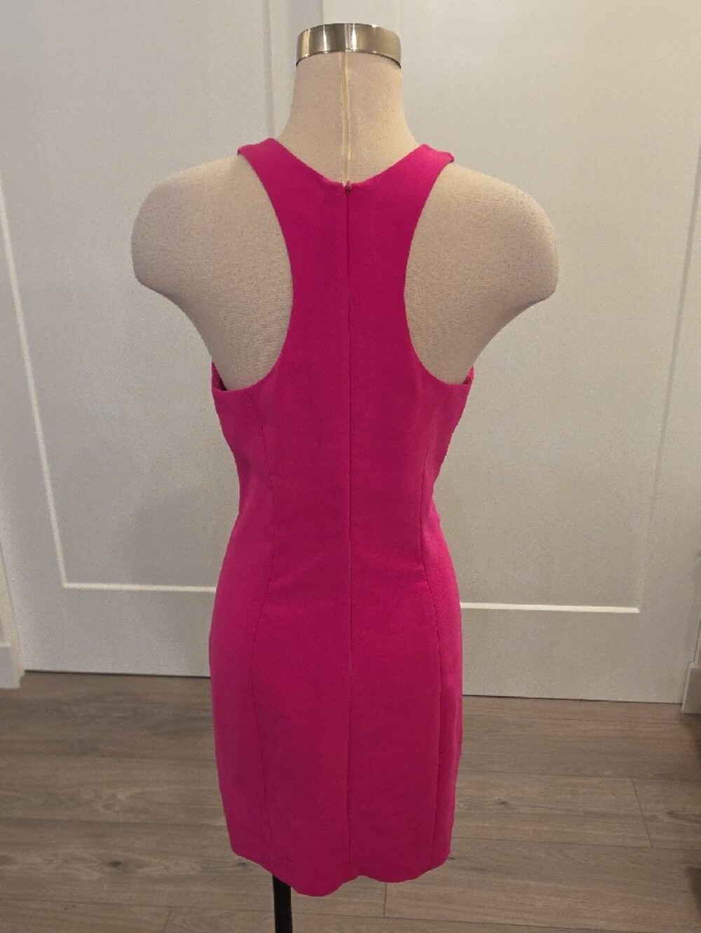 Amanda Uprichard colada Hot Pink Racerback dress. Size M new with tags - Picture 5 of 11